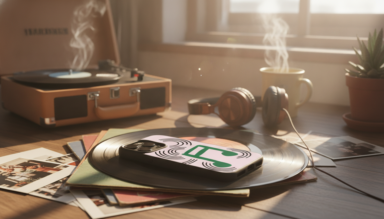 Retro Music Aesthetic iPhone Case for 16/15/14/13
